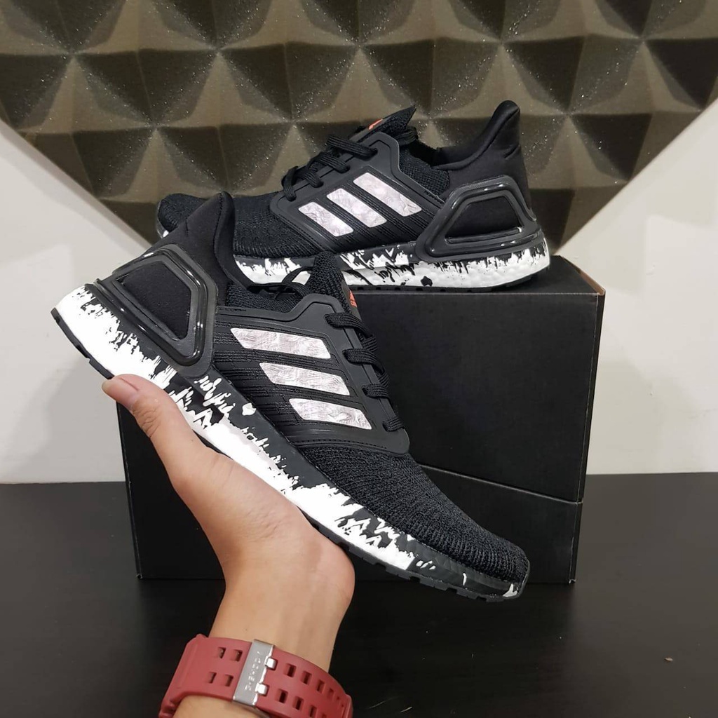 Sepatu Adidas Ultraboost 20 Marble Made In Vietnam / Running Shoes / Premium Impor Quality