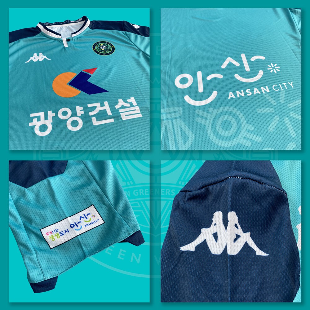 [K-LEAGUE/Ansan/Kappa] Ansan Greeners OFFICIAL Jersey 2021 - HOME Authentic (Asnawi Mangkualam Tim)
