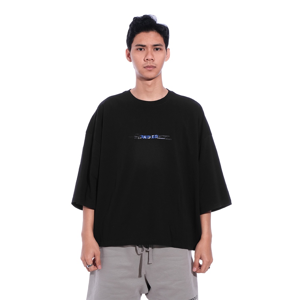 Ader Error Scratch Tape T-Shirt Black