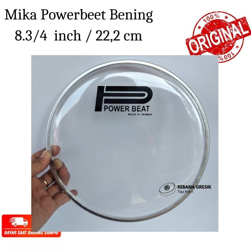 Mika powerbeet ukuran 8.3/4 mika darbuka almunium cor