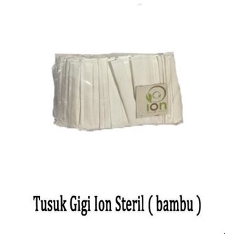 Tusuk gigi bambu STERIL bungkus kertas isi 500pcs