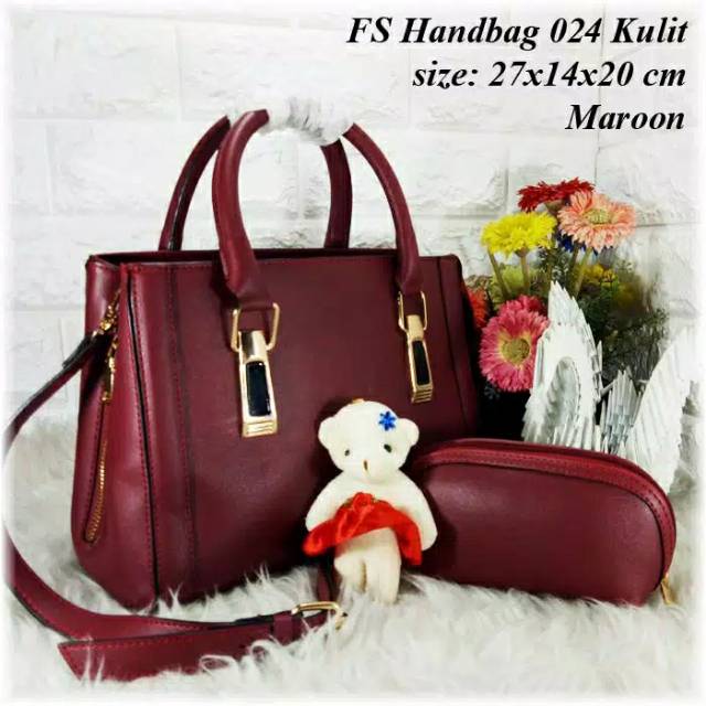 FS Handbag 024 Kulit - Tas Impor