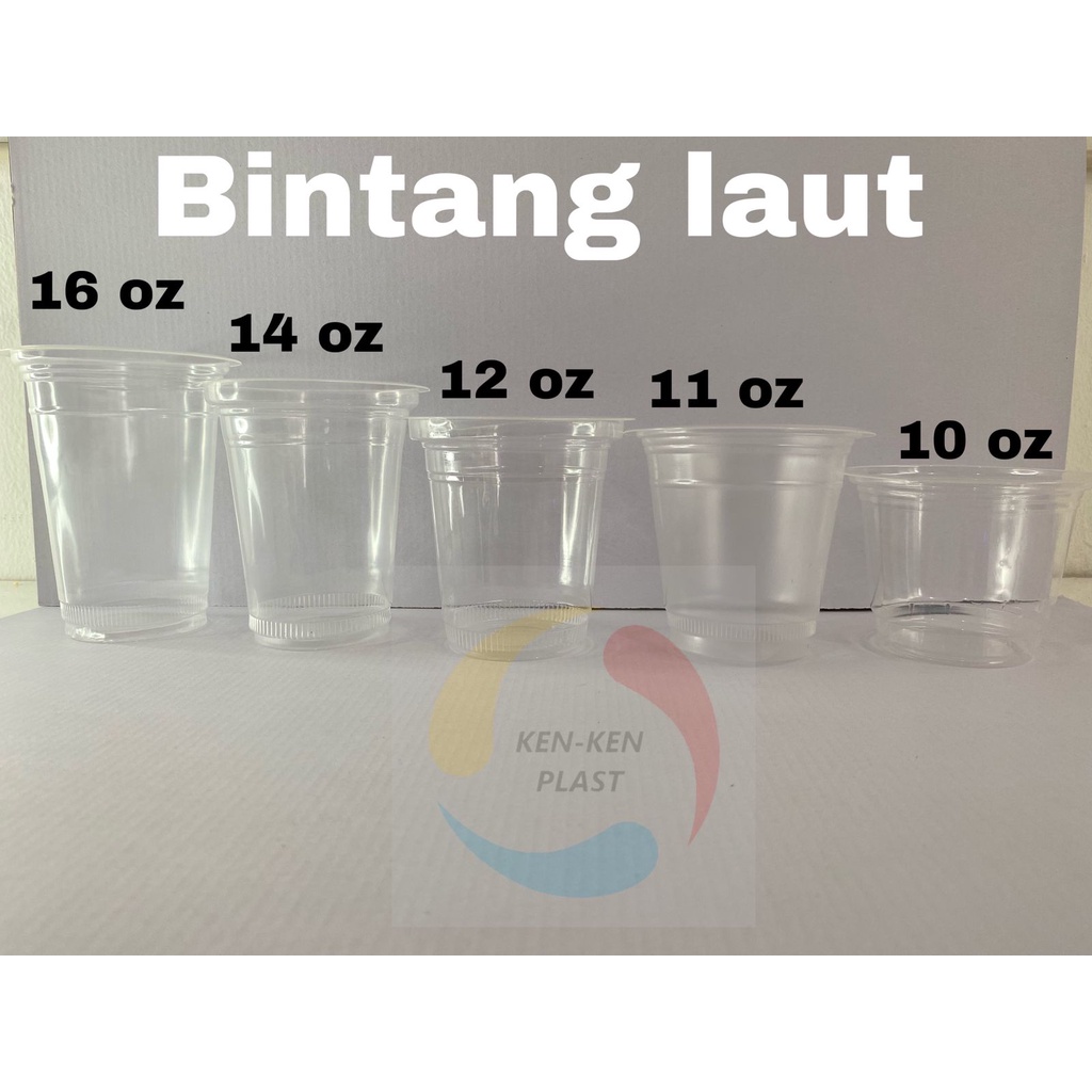 Jual Gelas Plastik Pop Ice Bubble Merek Bintang Laut Uk 10 12 14 16 Oz Isi 50 10oz Shopee 3799