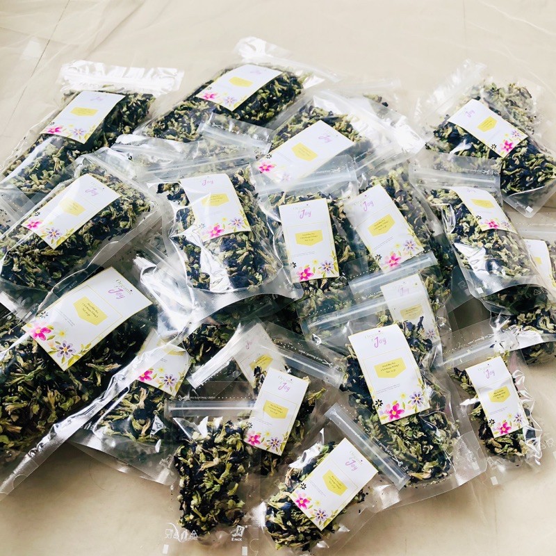 [COD] 250gr BUNGA TELANG KERING (250gr, teh herbal,bunga biru,telang organik,grosir bunga telang)