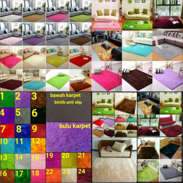  Karpet  bulu  100x150 tebal 3 5cm Shopee  Indonesia
