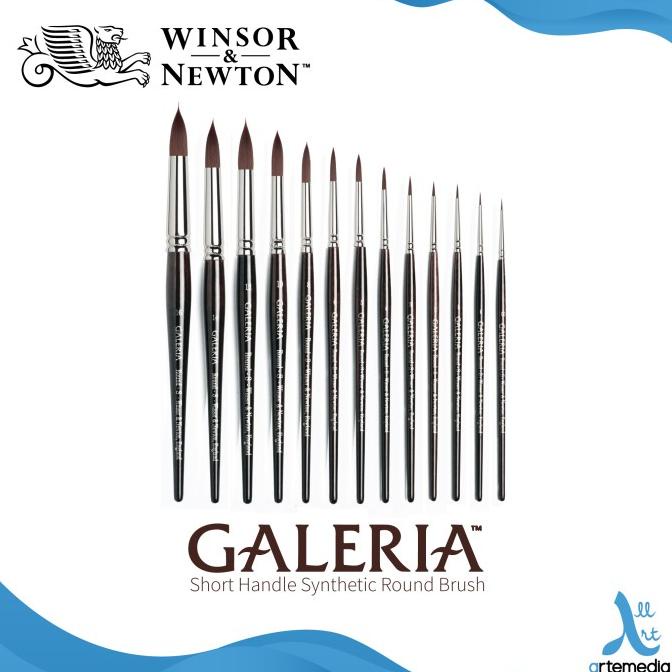 

Kuas Lukis Winsor & Newton Galeria Round Short Handle Synthetic Brush