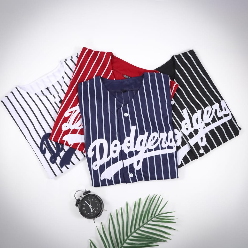 Jersey Baseball Baju Baseball Dodgers