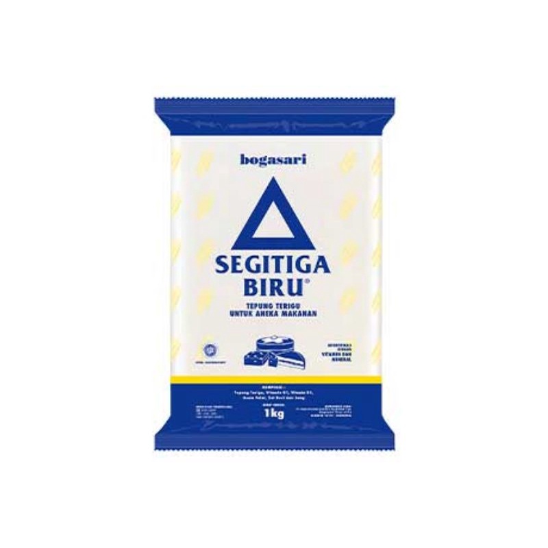 

TEPUNG TERIGU SEGITIGA BIRU 1 KG