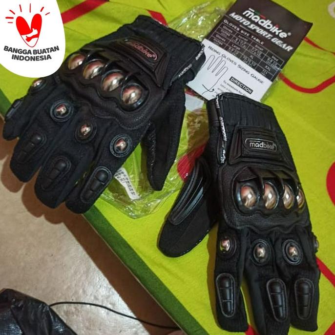 [type MAD10-C]Sarung Tangan Motor Stainless MadBike type MAD 10C New