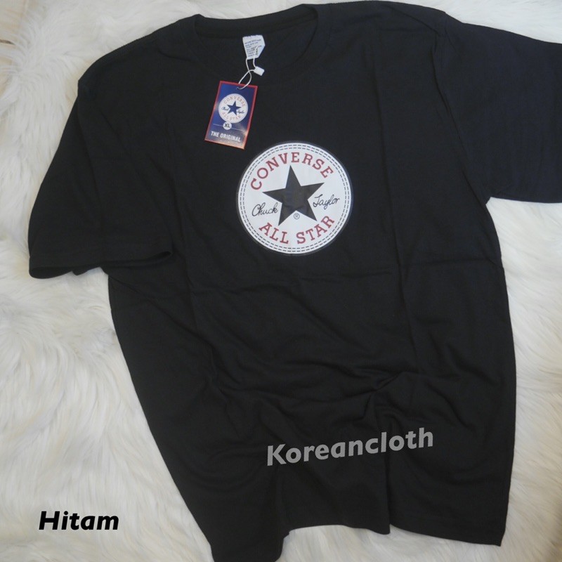 KAOS DISTRO BANDUNG CONVERSE BULAT PRIA REMAJA DEWASA