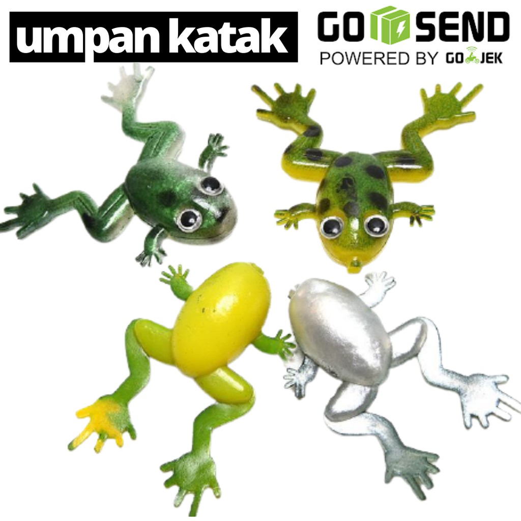 Umpan Katak Soft Lure/Katak Minnow Wobler