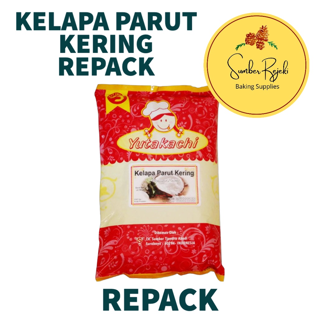 

Yutakachi Kelapa Parut Kering / Dried Coconut / Desiccated Coconut Untuk Taburan Kue Cookies 100 Gr