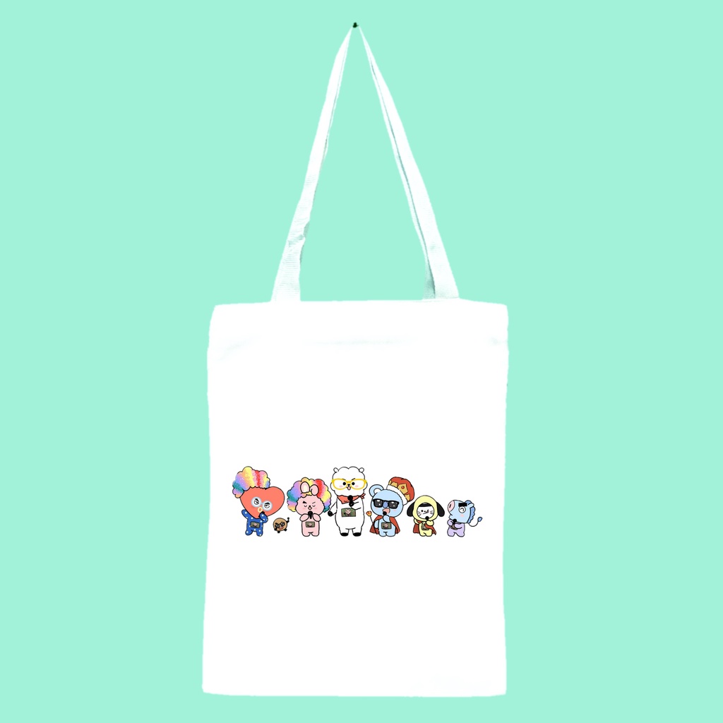 PART 4 KPOP New totebag aesthetic printing (resleting) drill premium (400) || kiiyoomii ||