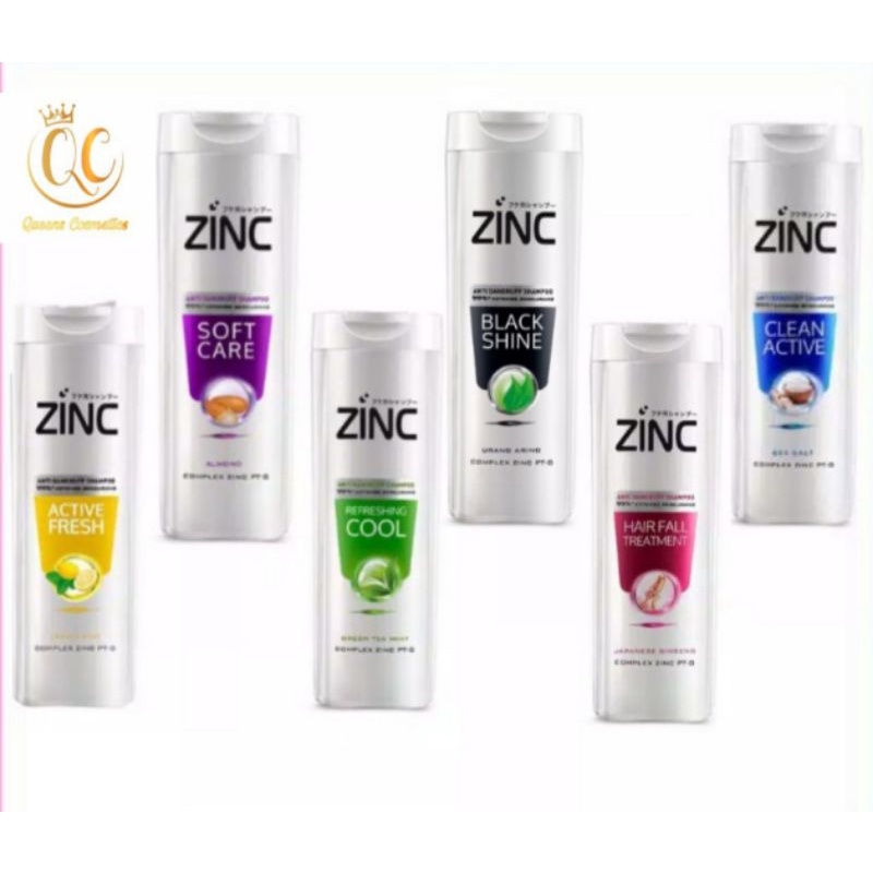 Zinc Shampoo Anti Ketombe ReFreshing Cool|HairFall|Clean Active~Shampo Zinc Original 100%