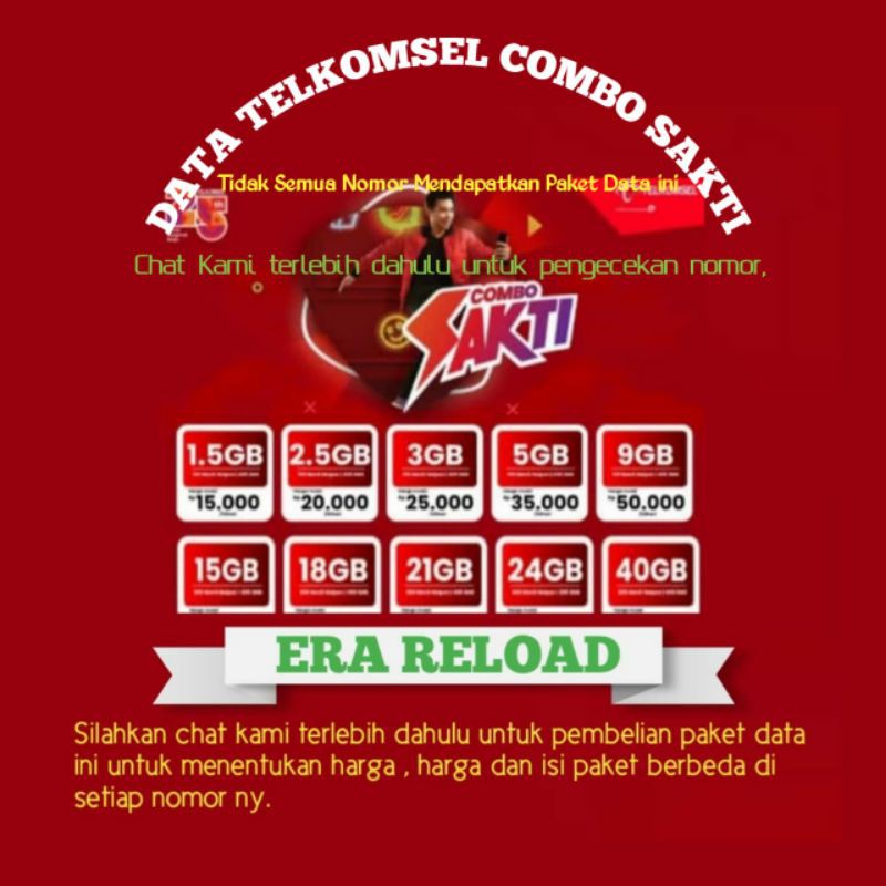 PAKET DATA TELKOMSEL COMBO TERBAIK, (Chat admin sebelum order)