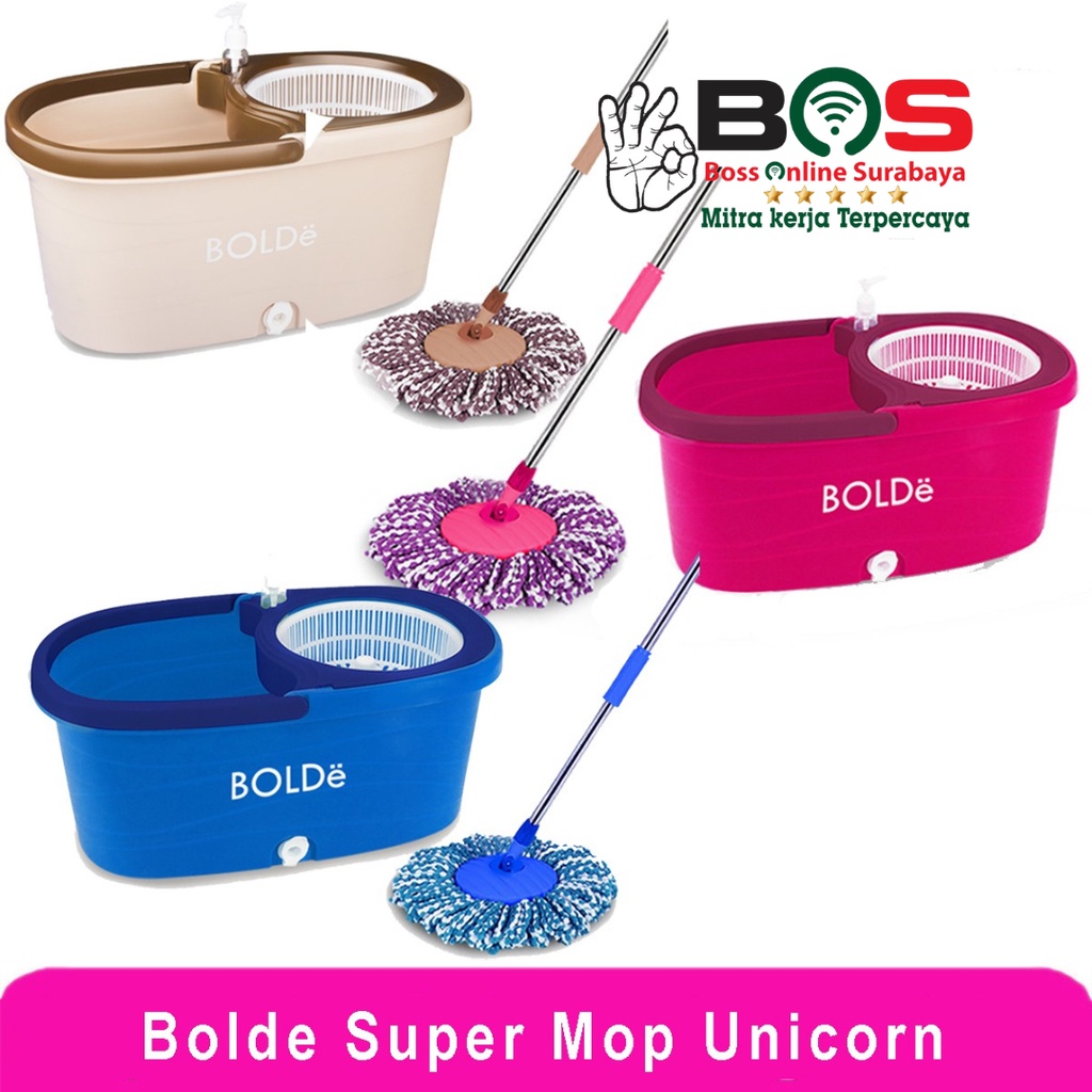 ALat Pel Putar BOLDe Spin Mop Unicorn Super Mop Unicorn Alat Pel Lantai