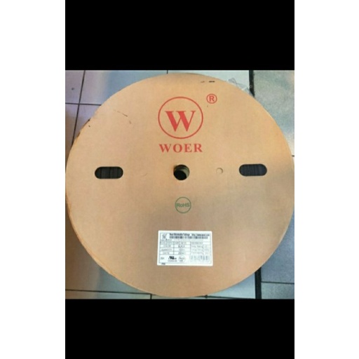 selongsong bakar 5mm heatshrink bakar merek WOER 1rol panjang 100meter