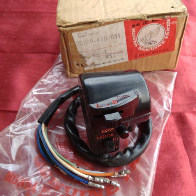 saklar holder kiri ori original NOS gas luar CAKRAM cb cg gl 125 cb125 cb125s cg125 gl100 gl125