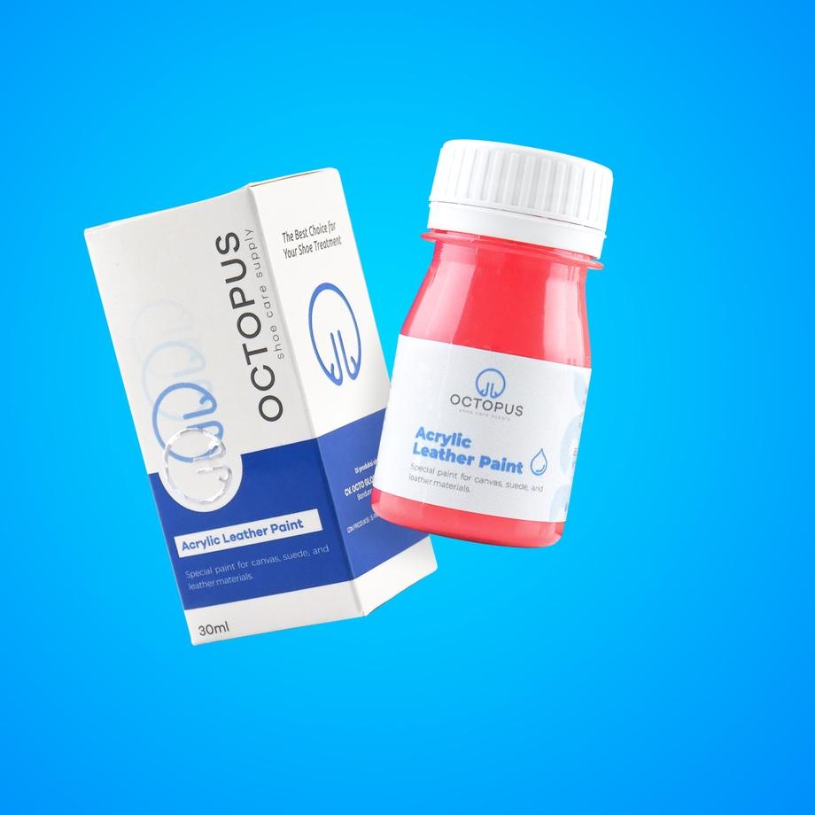 

(PROMO ZQ084) Octopus Acrylic Leather Paint / cat sepatu canvas, suede, & kulit 30ml ❄