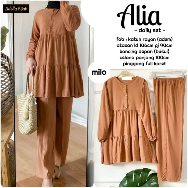 Alia daily set/set/pakaian wanita