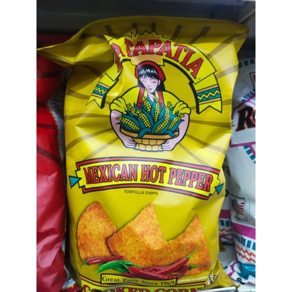 

SNACK NACHO CHIPS IMPORT LA TAPATIA MEXICAN HOT PEPPER