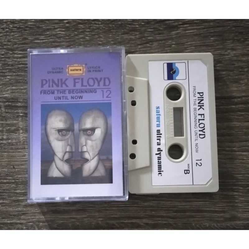 Cassette tape Kaset Pink Floyd Saturn from beginning until now 12