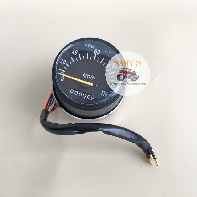 Speedometer speedo spedo spido cb cb100 custom japstyle brat bulat standart hitam