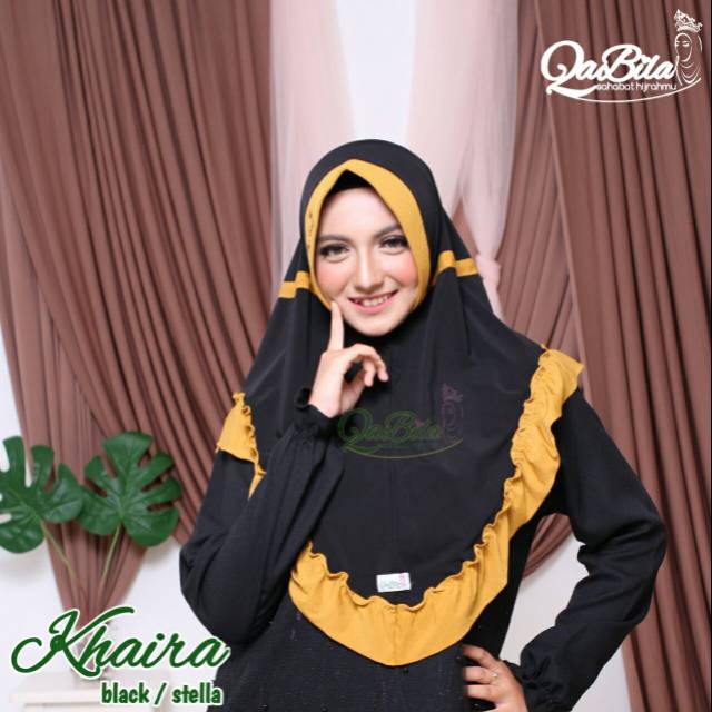 Qabila Hijab Bergo Khaira