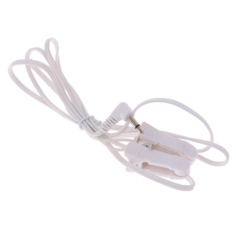 &lt; E2id &amp; &gt; Klip Telinga Elektroda Kabel Jack 3.5mm Untuk Ems