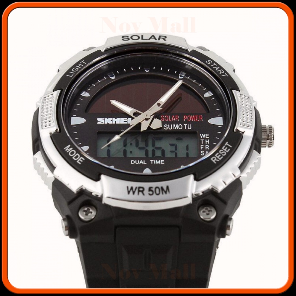 SKMEI Jam Tangan Solar Digital Analog Pria - AD1049E