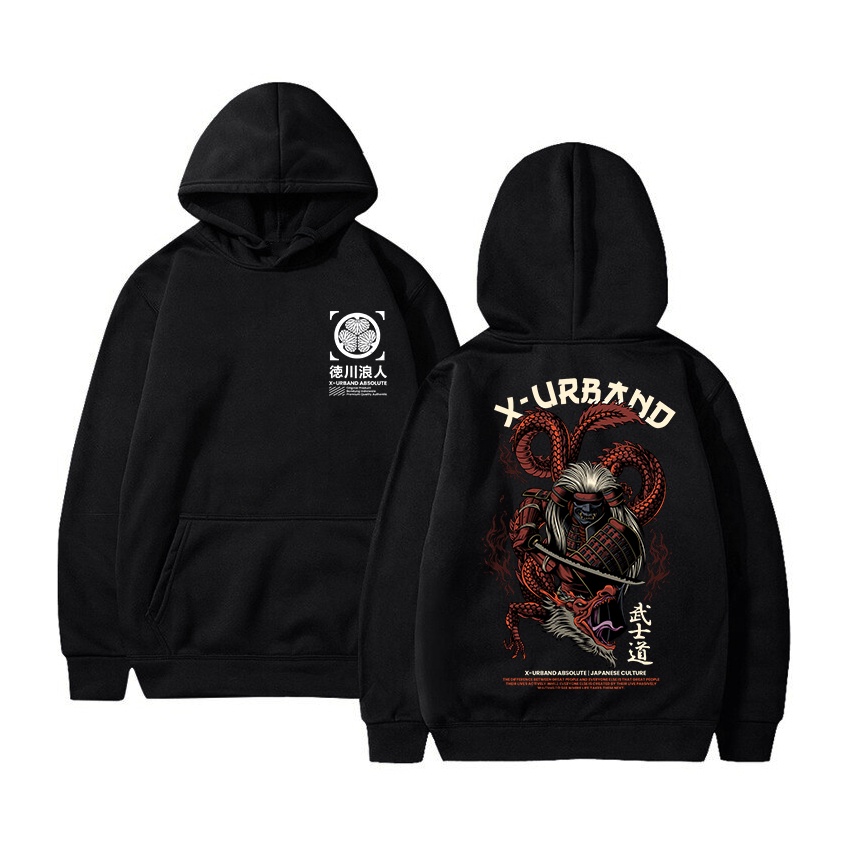 Dhozen Pullover Hoodie Dragon Hiraida A179