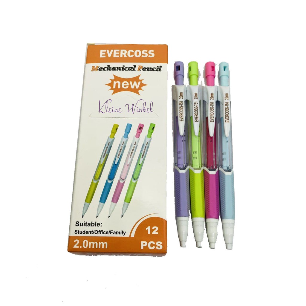 

Pensil Mekanik 2.0mm Evercoss/Pensil Isi Besar 1 lusin
