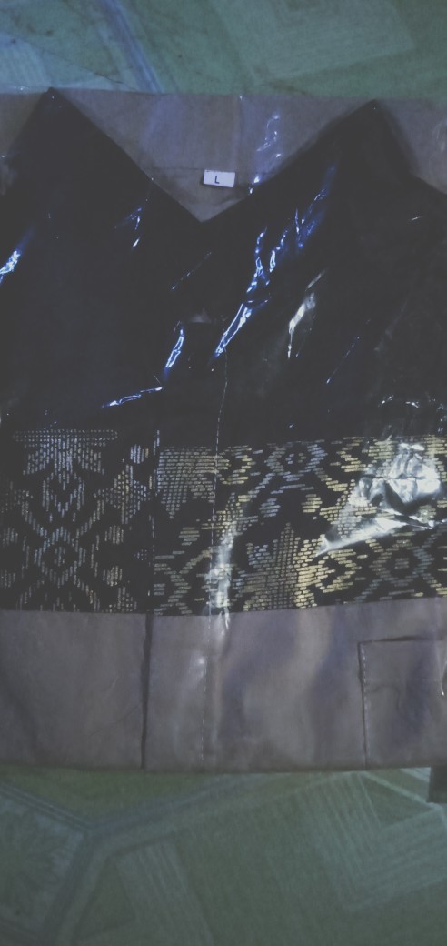 Bswart Batik Hrb026 Kenongo Hem Pendek Padi Pekalongan M L Xl Batik Pria Murah Modern Grosir