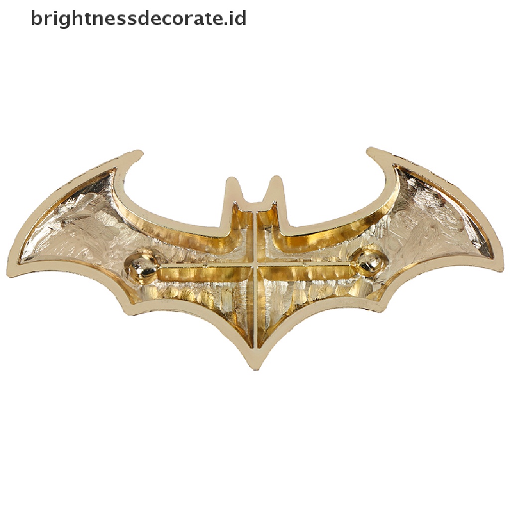 1pc Stiker Emblem / Badge 3d Batman Bahan Metal Untuk Mobil / Motor