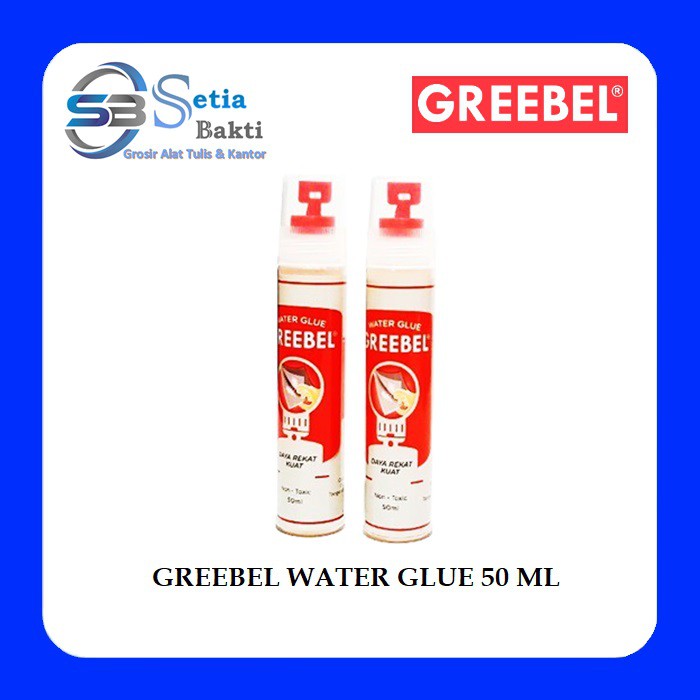 

GREEBEL Water Glue 50 ml - Lem Kertas Cair Besar - 1 Pcs