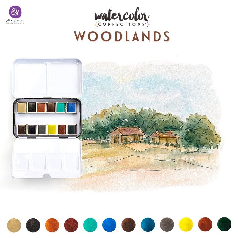 

Woodlands - Prima Marketing Watercolor [Colourplay]
