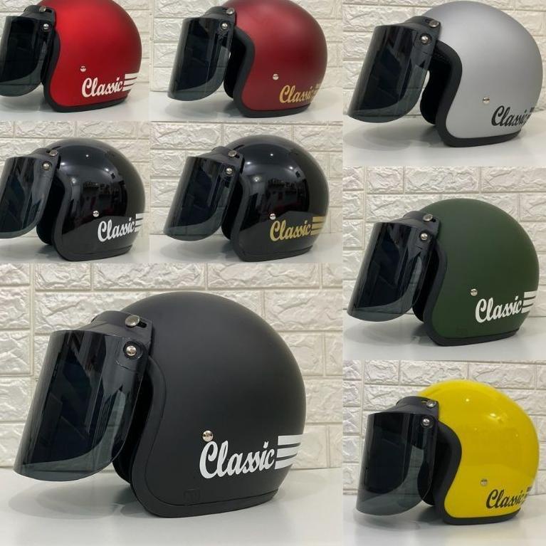 ✓ {{COD}}Helm BOGO GARIS {{CLASIK}}helm remaja masa kini yg best seller ㅂ