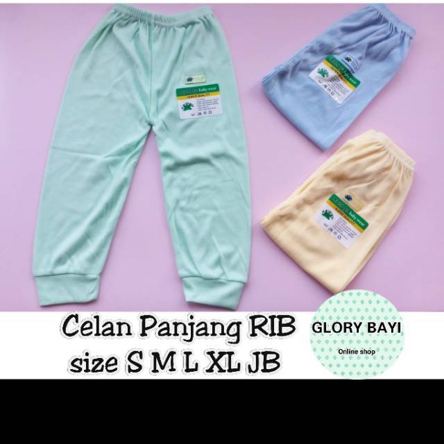 Celana Panjang RiB Size S M L XL JB