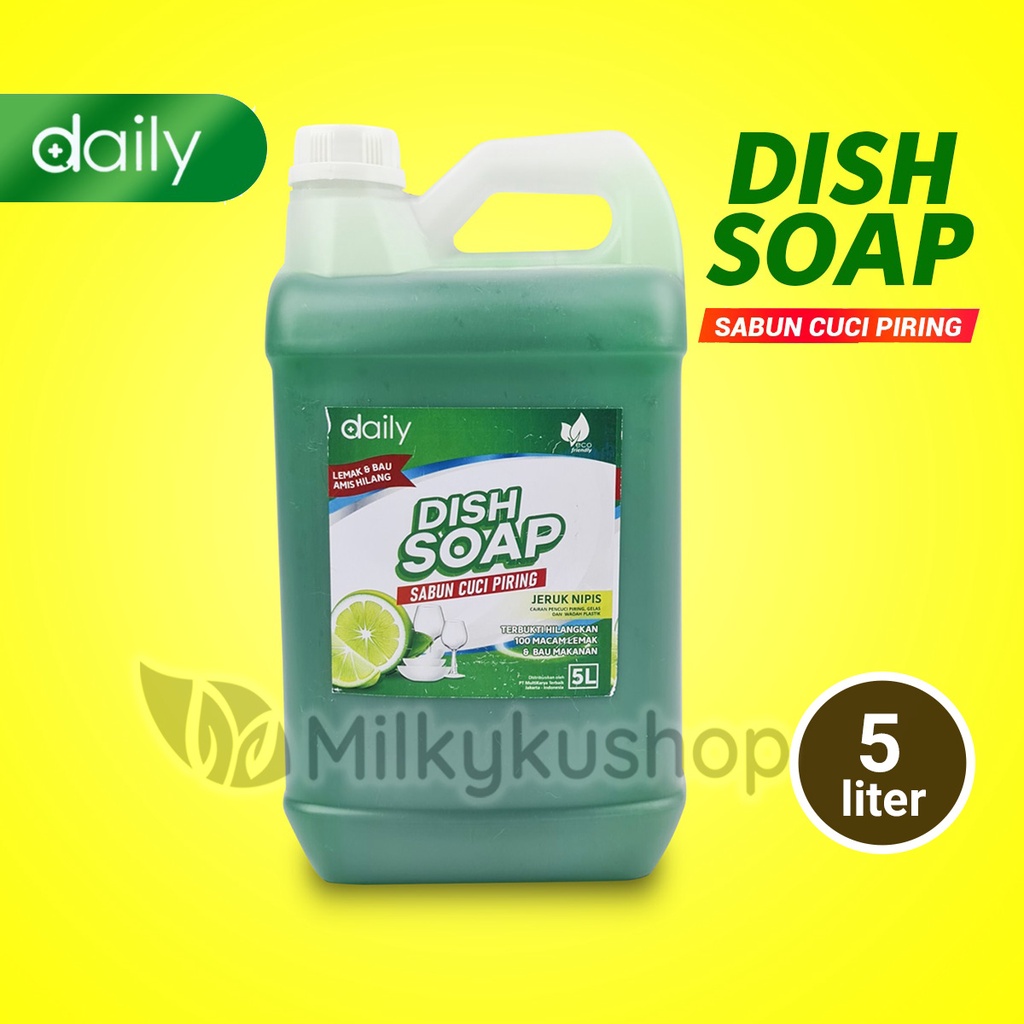 DAILY DISH SOAP 5 LITER SABUN CUCI PIRING CAIR