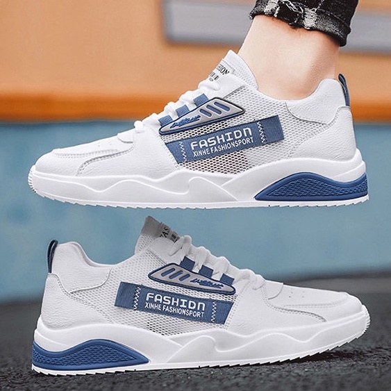 TBIG [COD] Sepatu Sneakers Pria XINHEFASHION Sepatu Import Murah Pria Sekolah Kuliah Kerja