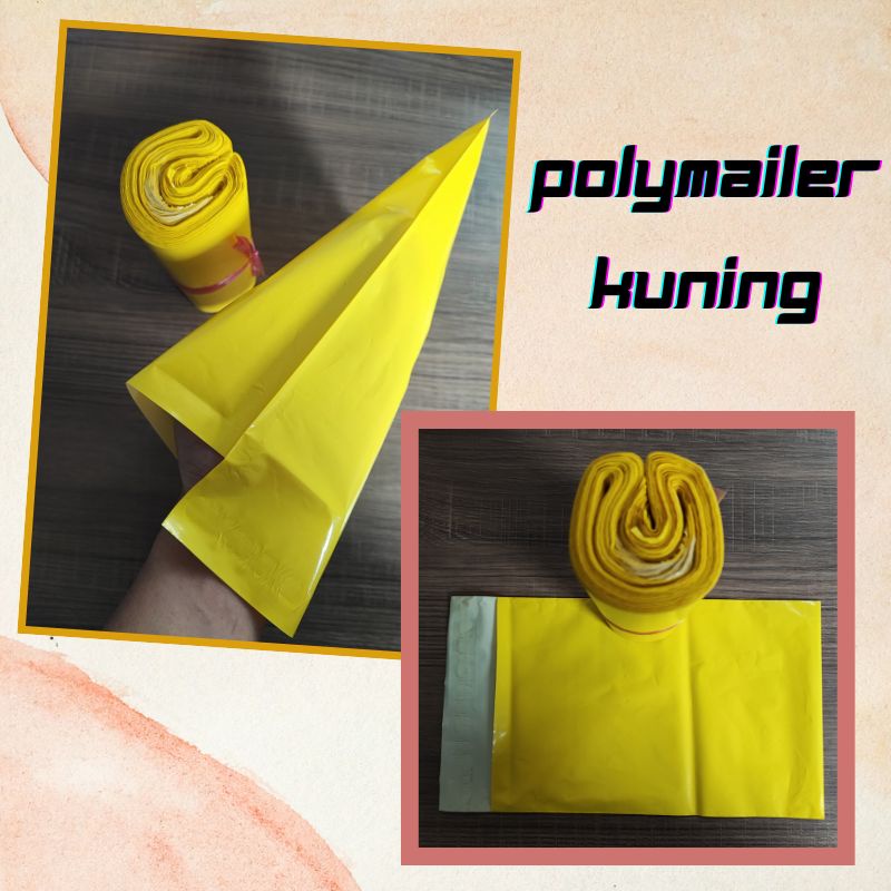 

InJO PLASTIK POLYMAILER KUNING / YELLOW - [20x30] 100 PCS Polymailer Kuning Premium Glossy