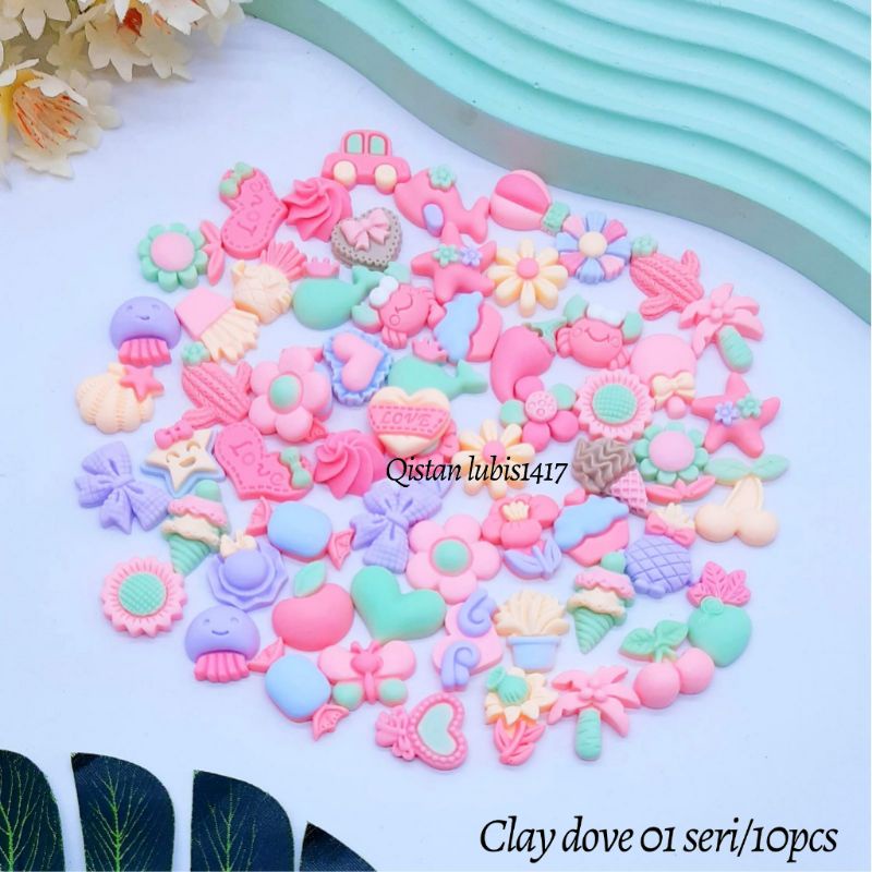 Clay dove 01 seri 10 pcs