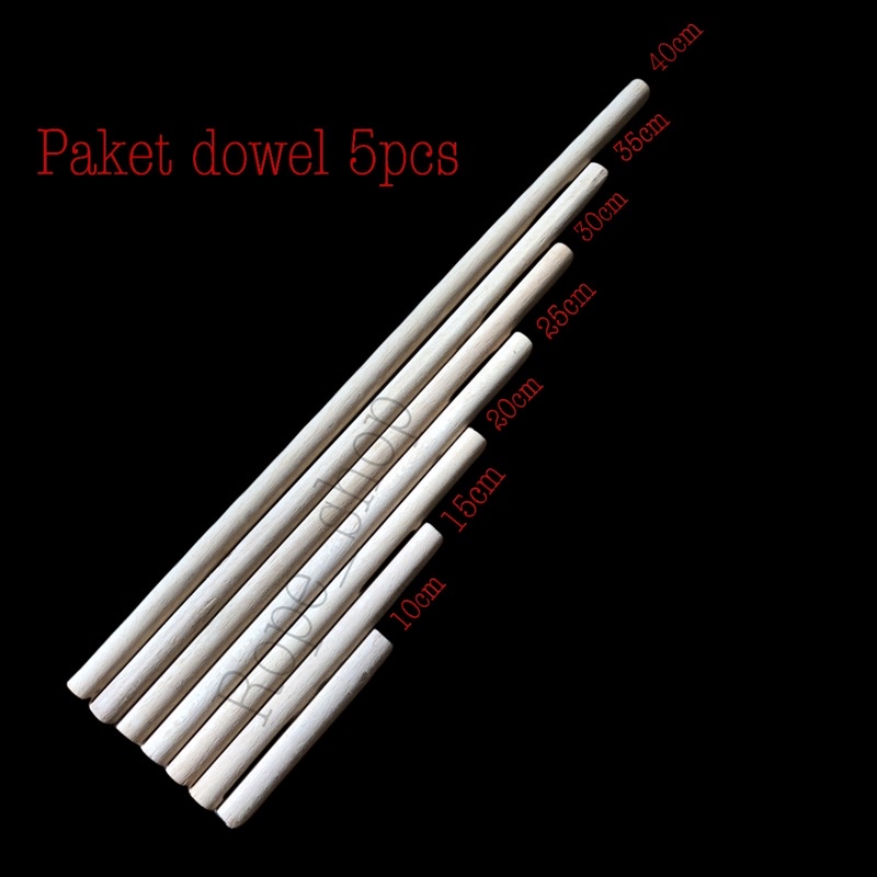 paket dowel 5pcs D.1,3cm