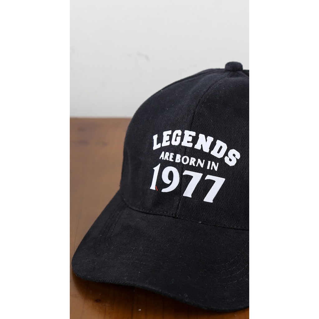 Topi Baseballcap Hitam 1977 Legends