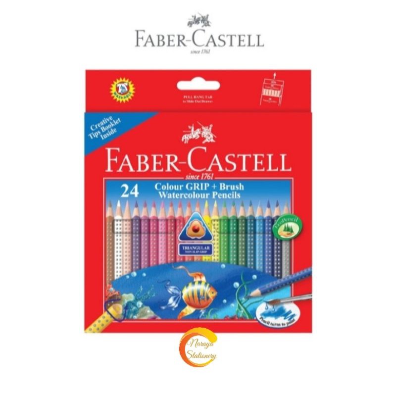 

Faber Castell Colour Grip Watercolor Pensil 24L