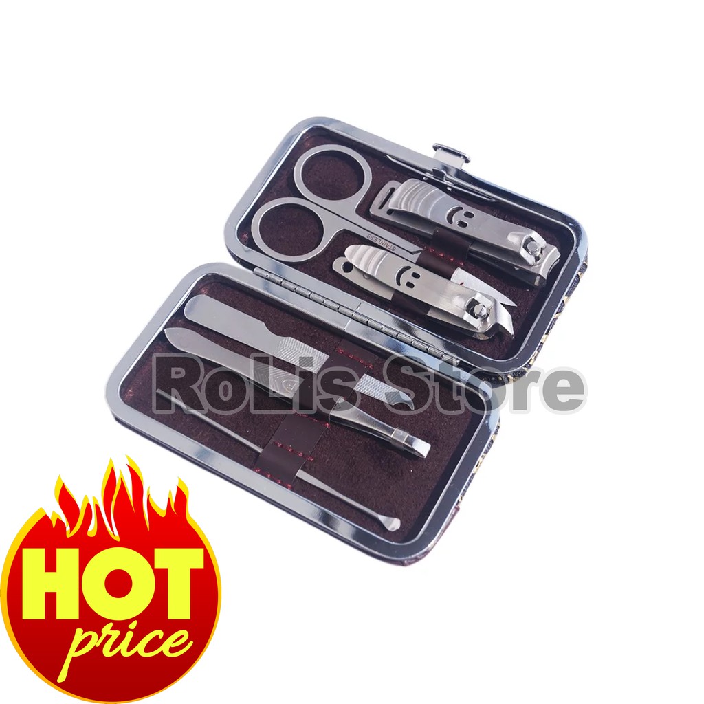 Manicure Pedicure Tool Series - ISi 6 Pcs - Perawatan Kuku - Gunting Kuku