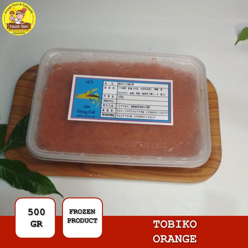 

PROMO Tobiko Orange 500 gr Telur Ikan Terbang 500 gram Premium Grade A