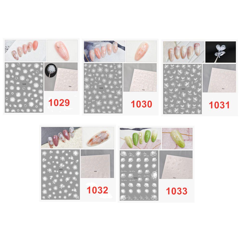 Solighter Stiker Kuku Nail Art Dekorasi Sangat Tipis Manicure Self Adhesive Nails Art Tip