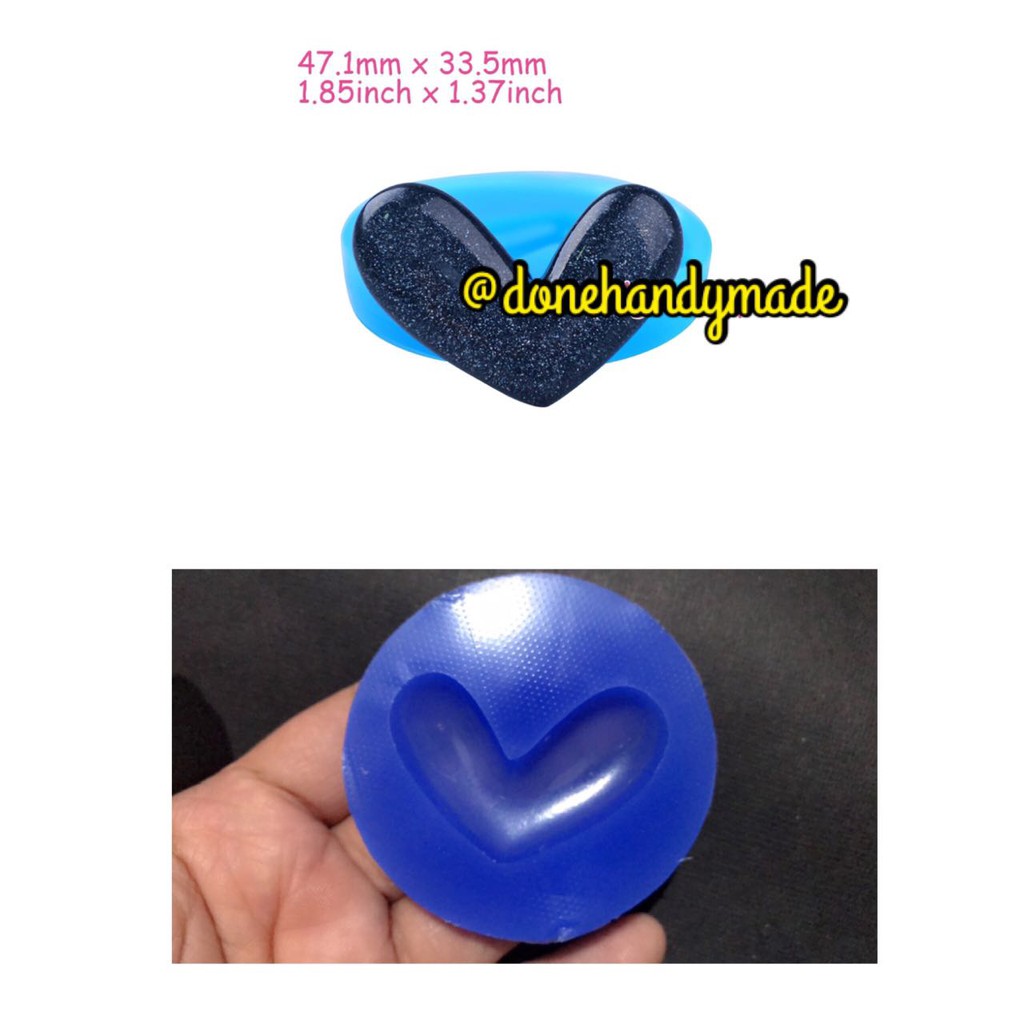 Mold clay mold resin mold fondant cetakan heart art cetakan clay cetakan resin cetakan fondant