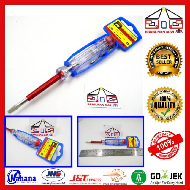 OBENG TESPEN BIASA  - TESPEN BAGUS MURAH - OBENG TESTER - OBENG LISTRIK